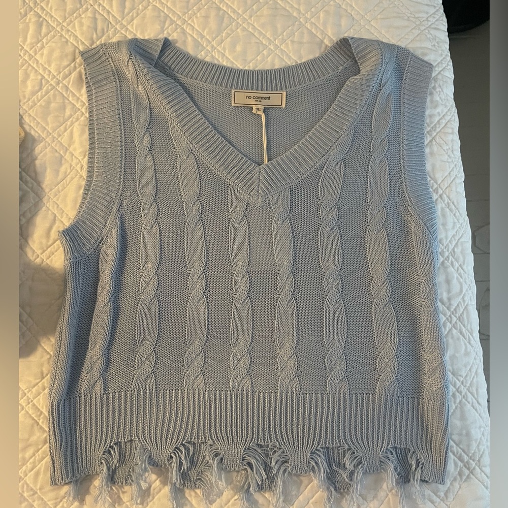 Blue vest